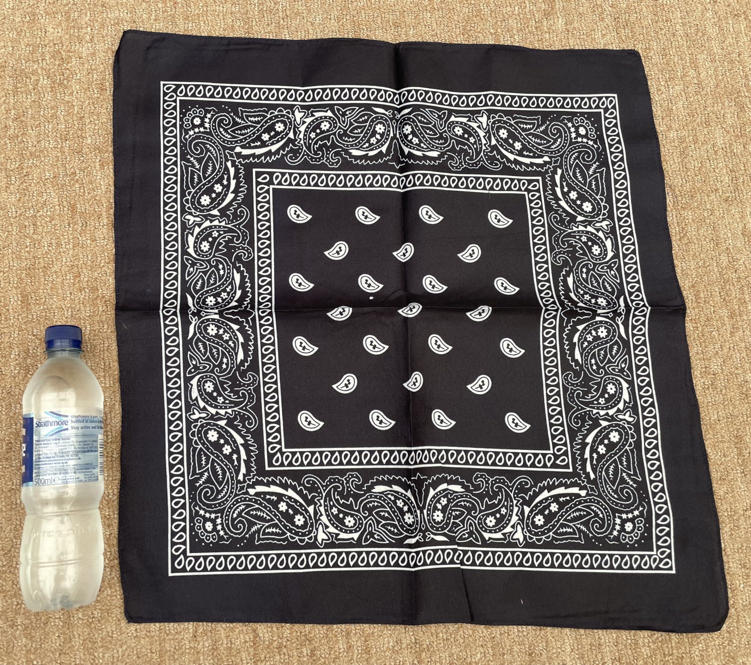 FEPITO Bandanas paisley coton x10 multicolore adulte
