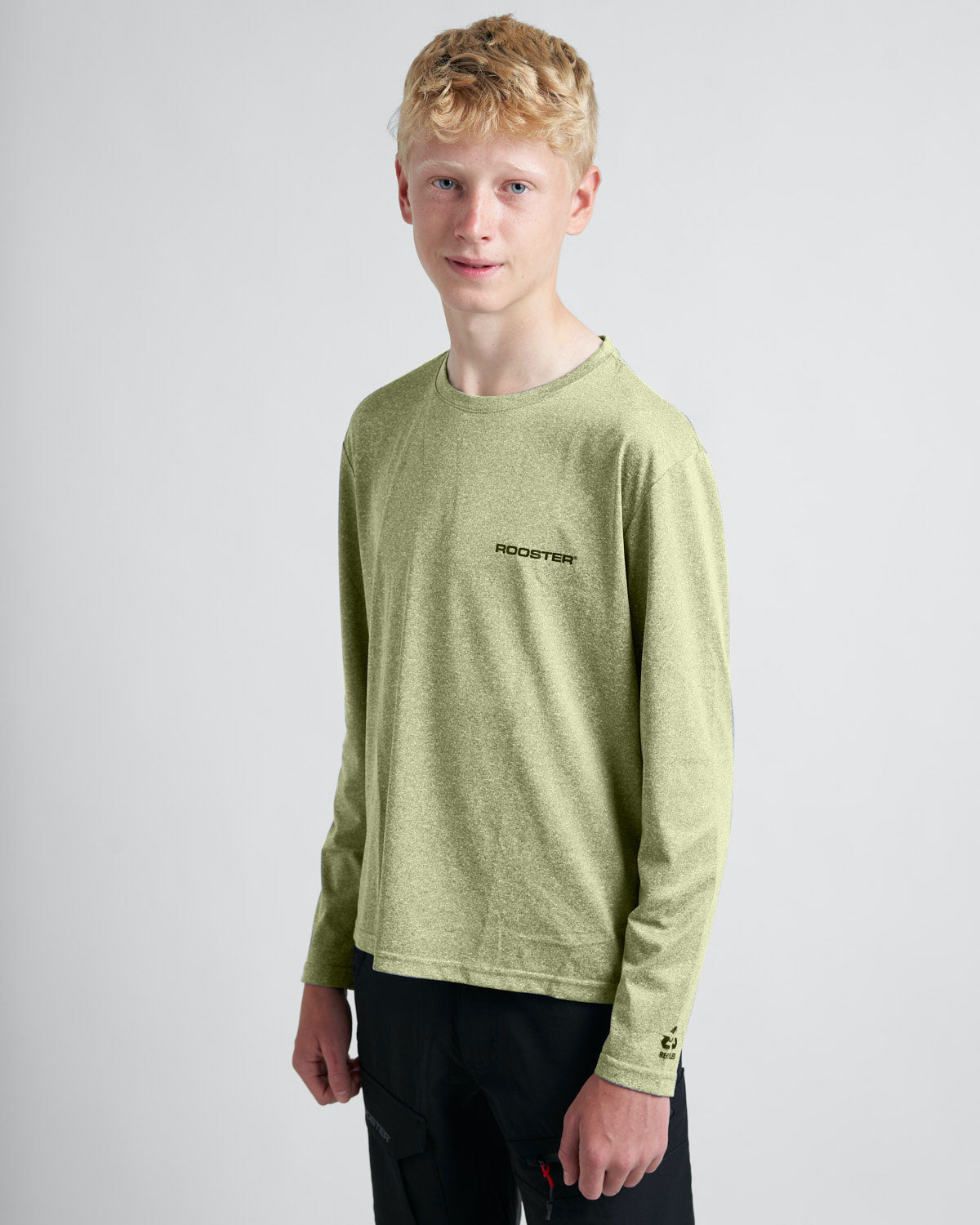Rooster Tech Tops Junior Quick Dry t-shirt UV gris