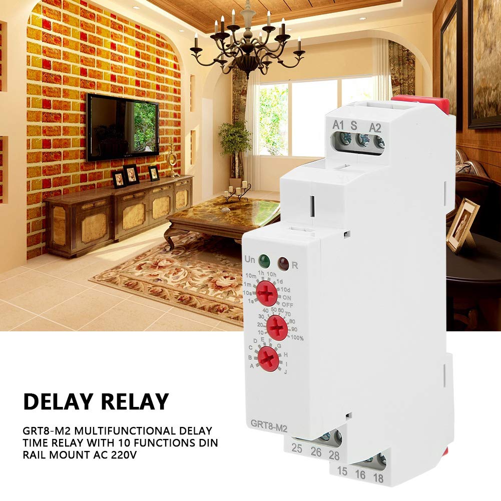 Jadeshay GRT8-M2 relais temporisé multifonction AC 220V