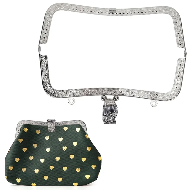 Tissting Fermoir Sac à Main Métal 20 cm Argent