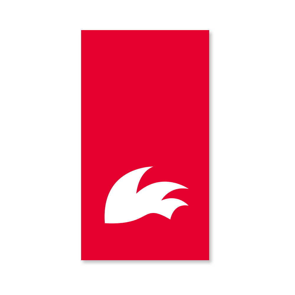 Rooster Sail Numbers Drop sticker voile mylar 300x600 rouge