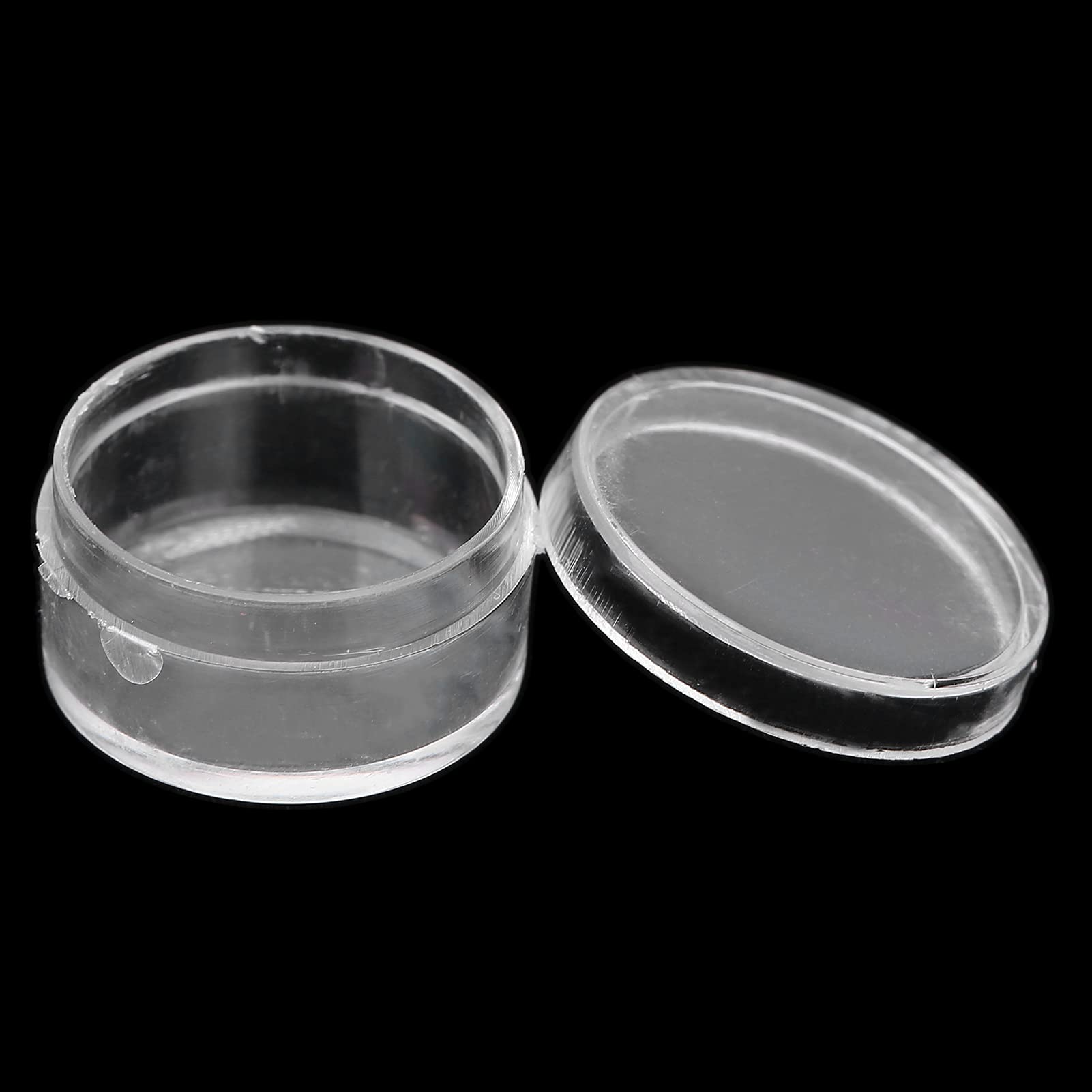 Tissting 100 Mini Pots Cosmétiques Plastique 2x2x1 cm