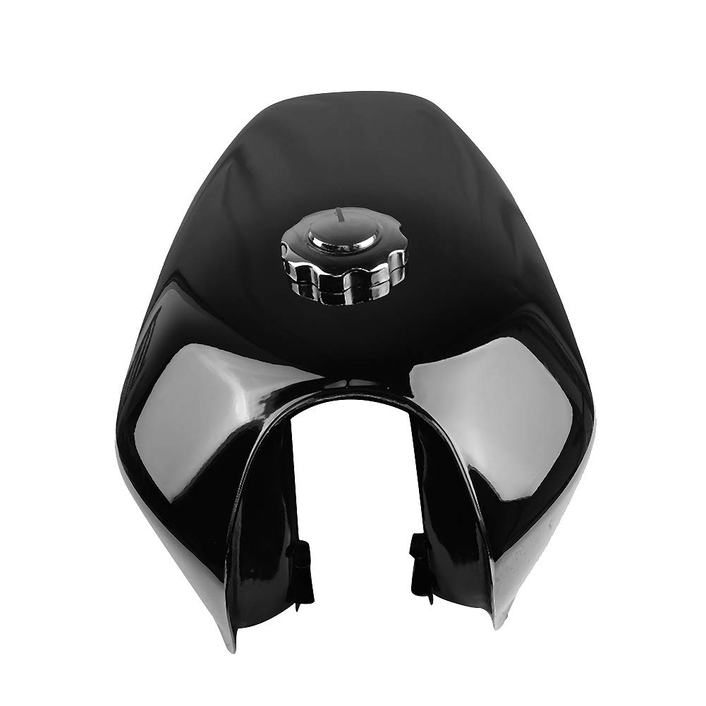 Tissting Réservoir Essence Moto 9L Noir Brillant CG125