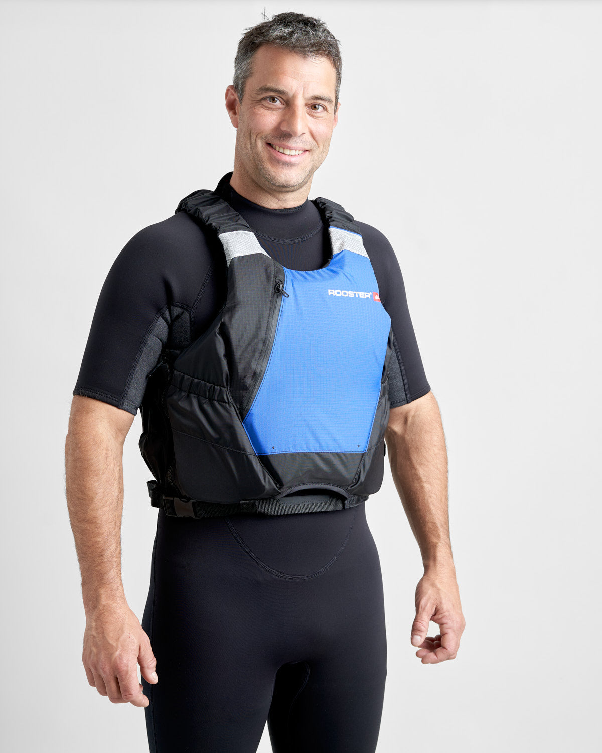 Rooster Buoyancy Aids Side Zip gilet flottabilité bleu Small