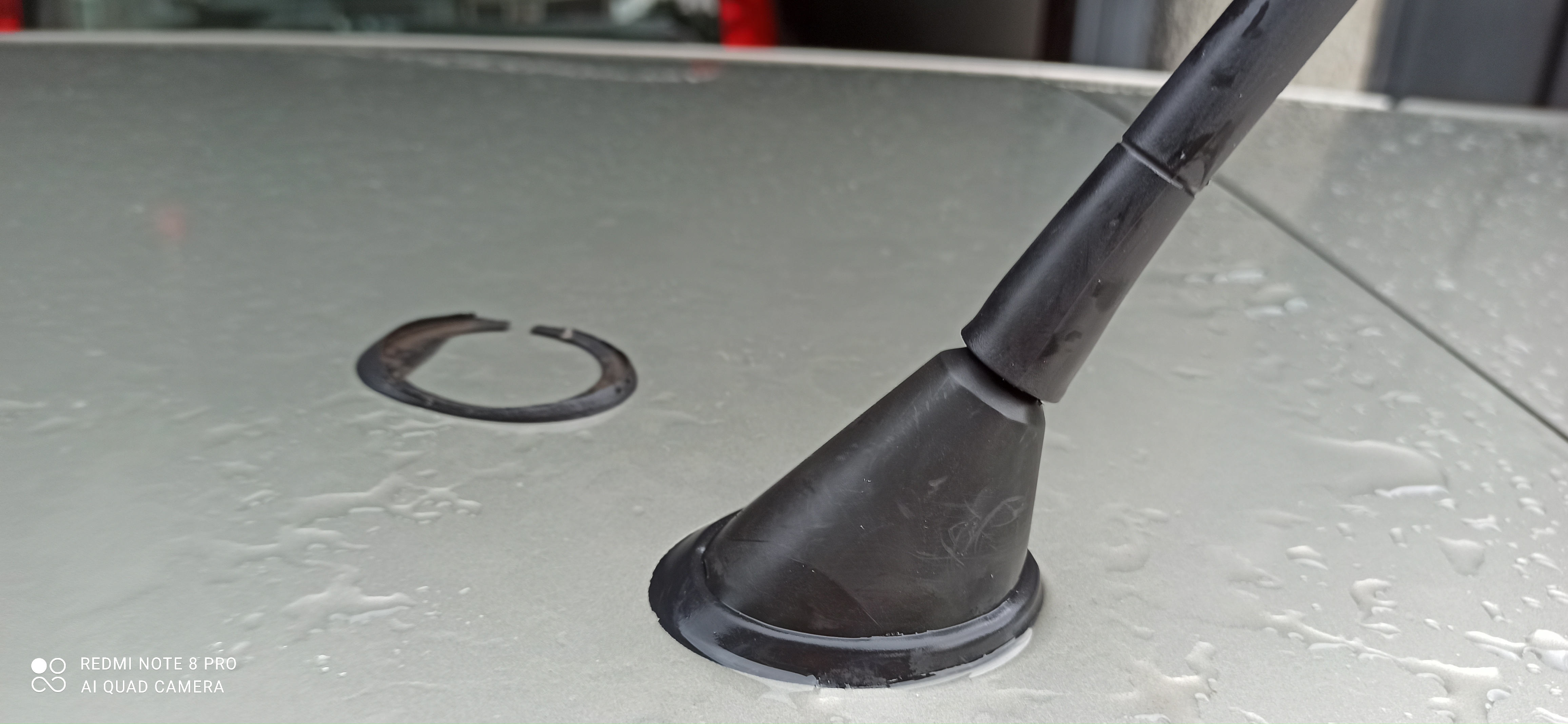 Ejoyous Joint caoutchouc base antenne toit voiture noir 6,2x4,3 cm
