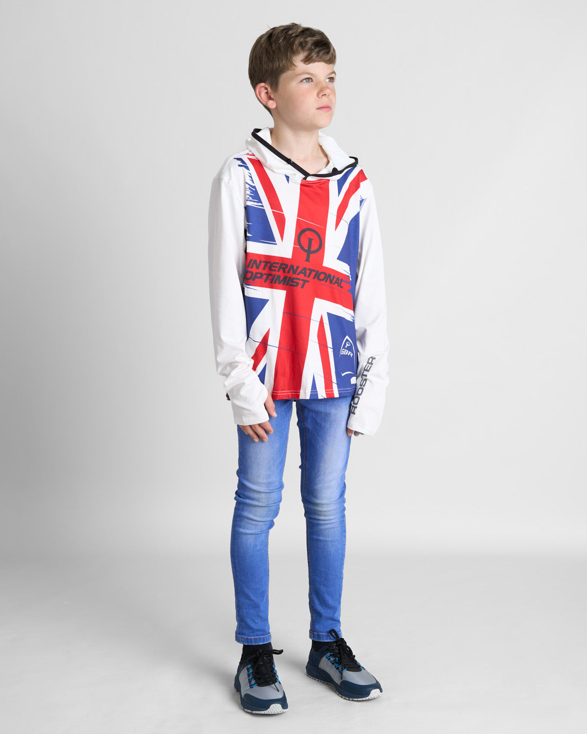 Rooster Tech Tops T-Shirt UV Capuche IOCA Junior L