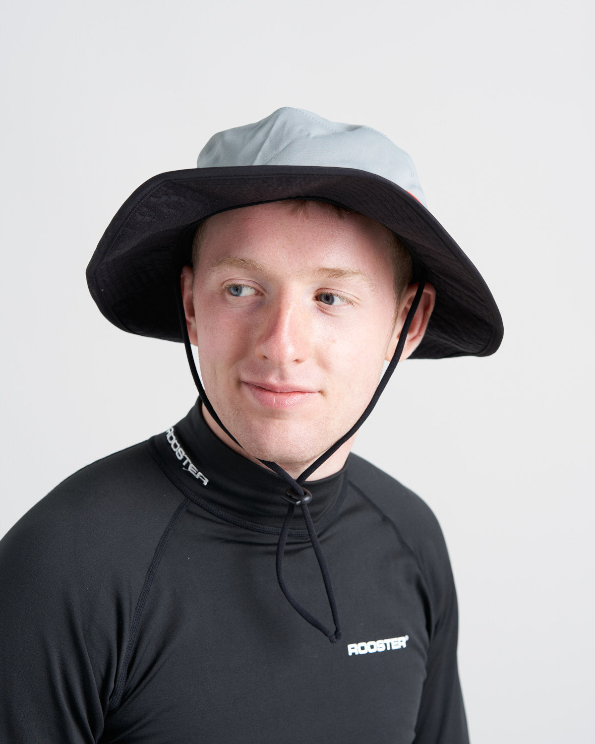 Rooster chapeau large bord UV vert armée S/M