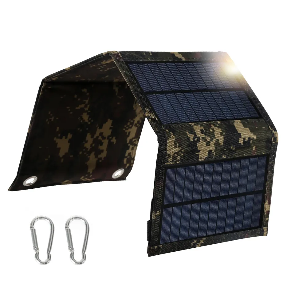 Jadeshay Solaire Photovoltaïque 20W panneau solaire pliable USB