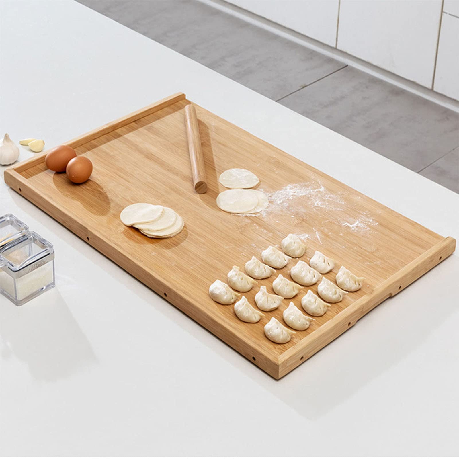 Tissting Kitchen Bathroom planche pâtisserie bambou réversible