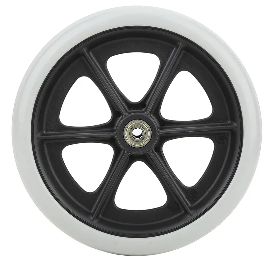 FTVOGUE Roue fauteuil roulant avant 8 pouces 200 mm gris