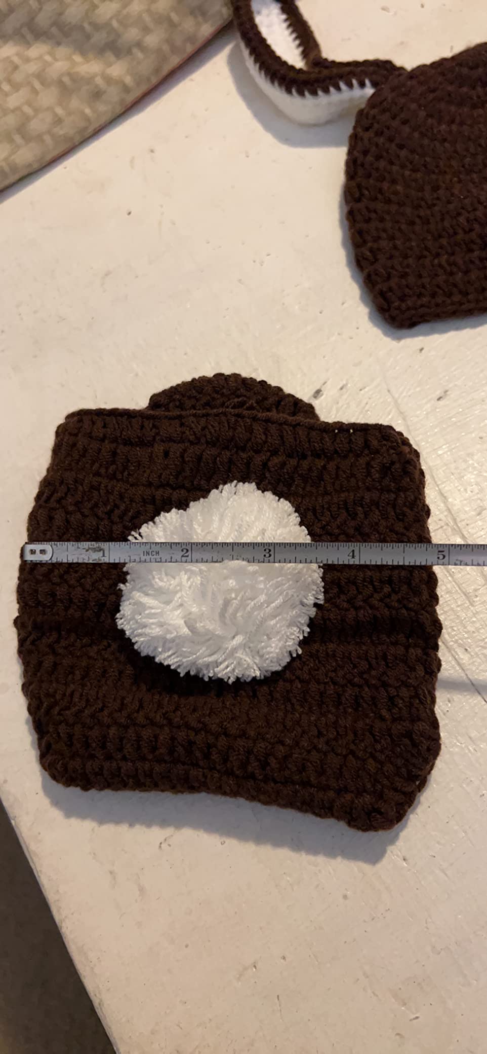 FEPITO Lapin Pâques Costume Bébé Crochet Bonnet + Short