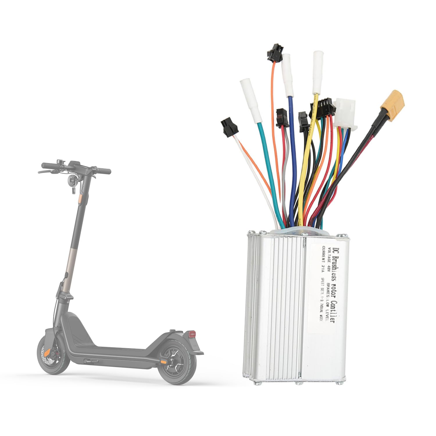 Tissting Contrôleur moteur brushless 48V 21A vélo scooter