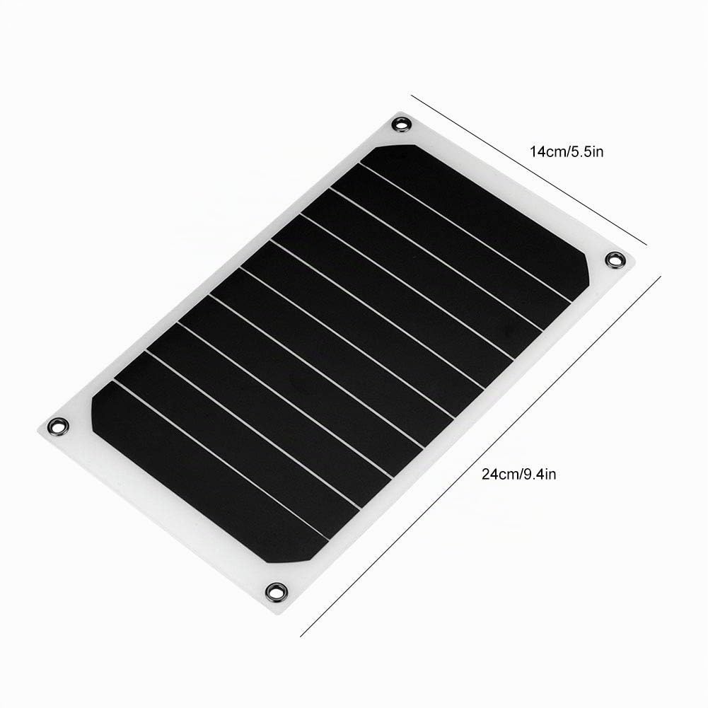 Jadeshay Solaire Photovoltaïque panneau solaire 10W 5V USB
