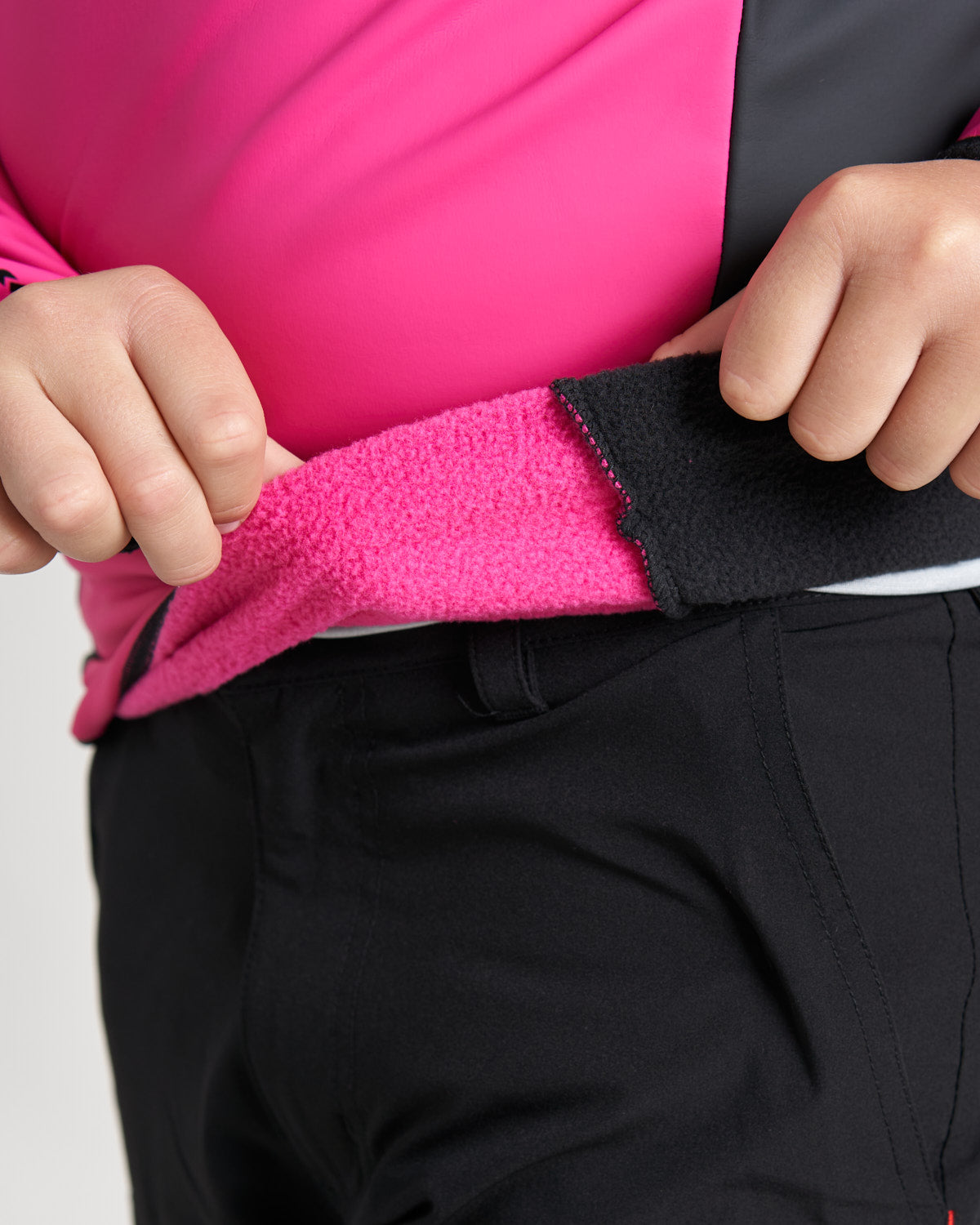 Rooster Aquafleece top Classic junior rose polaire