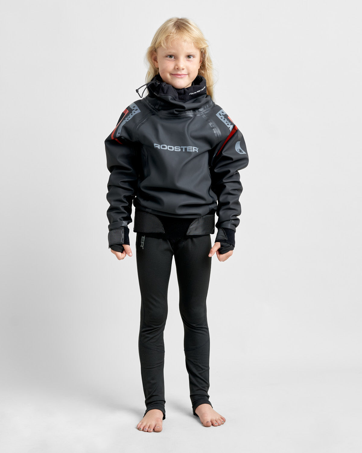 Rooster Aquafleece Junior Pro Top haut polaire noir Junior L