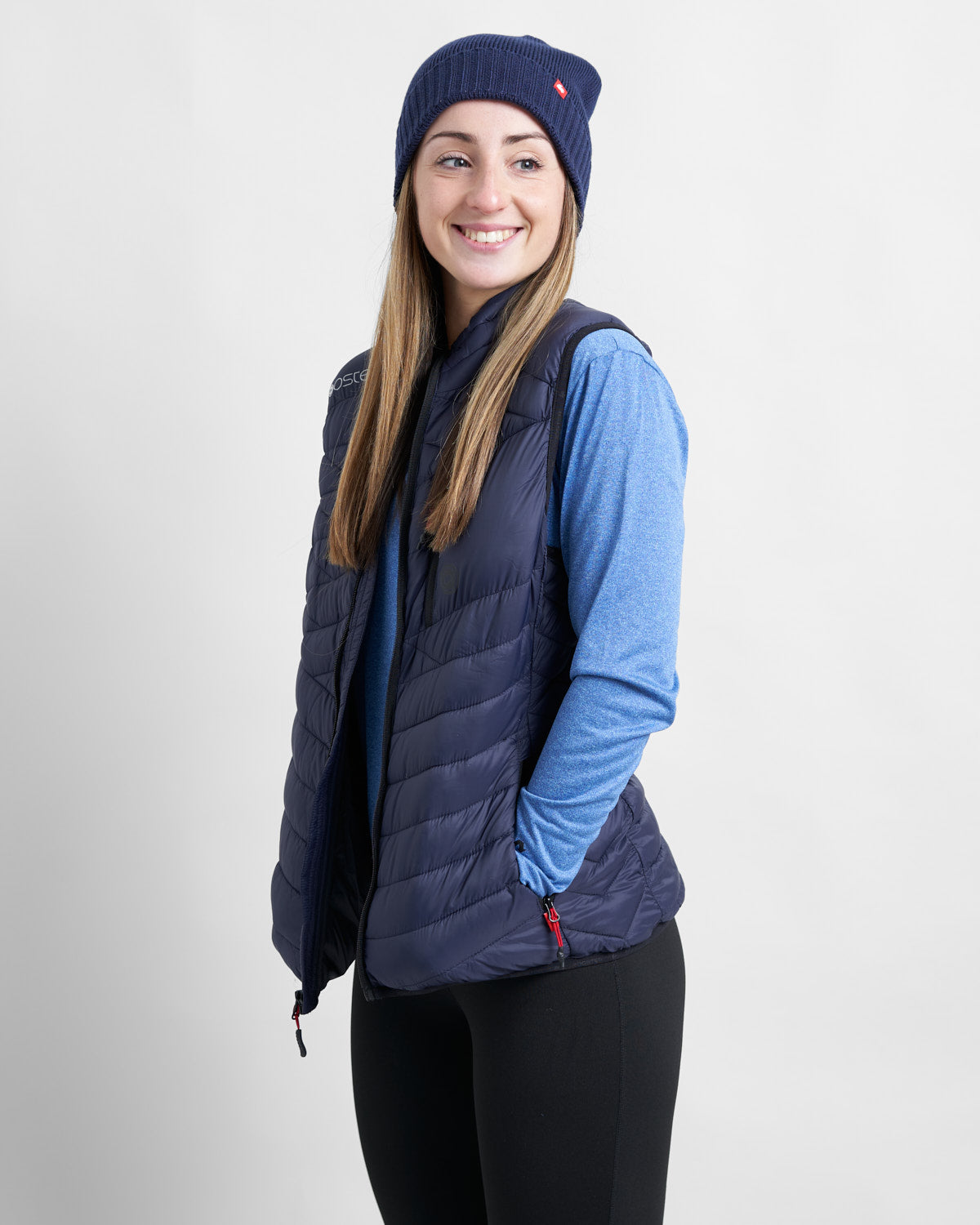 Rooster Superlite Eco gilet femme matelassé navy