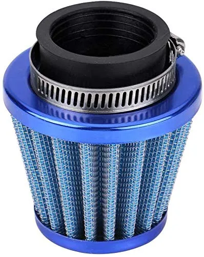 Ejoyous Filtre à Air Moto 38 mm Bleu Universel Quad Pit Bike
