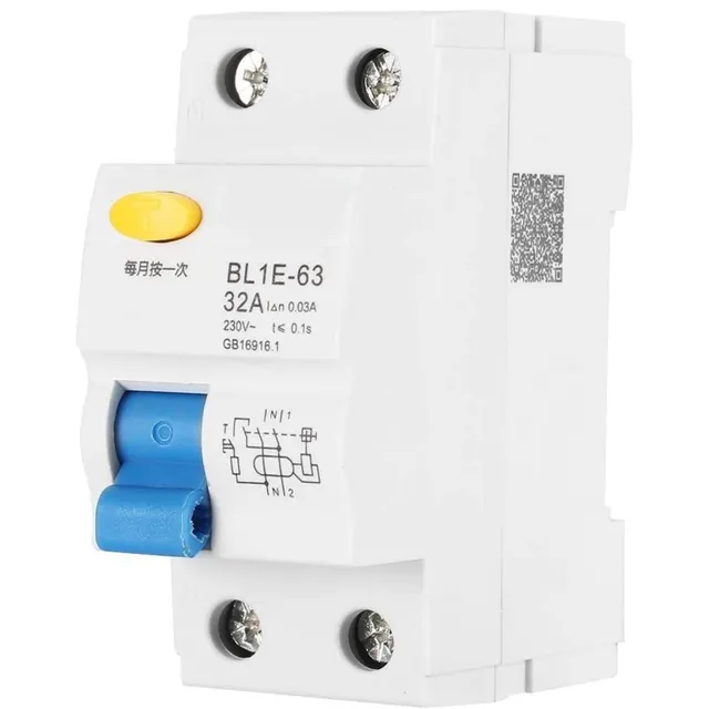 Jadeshay Installation Électrique disjoncteur 32A 30mA BL1E-63