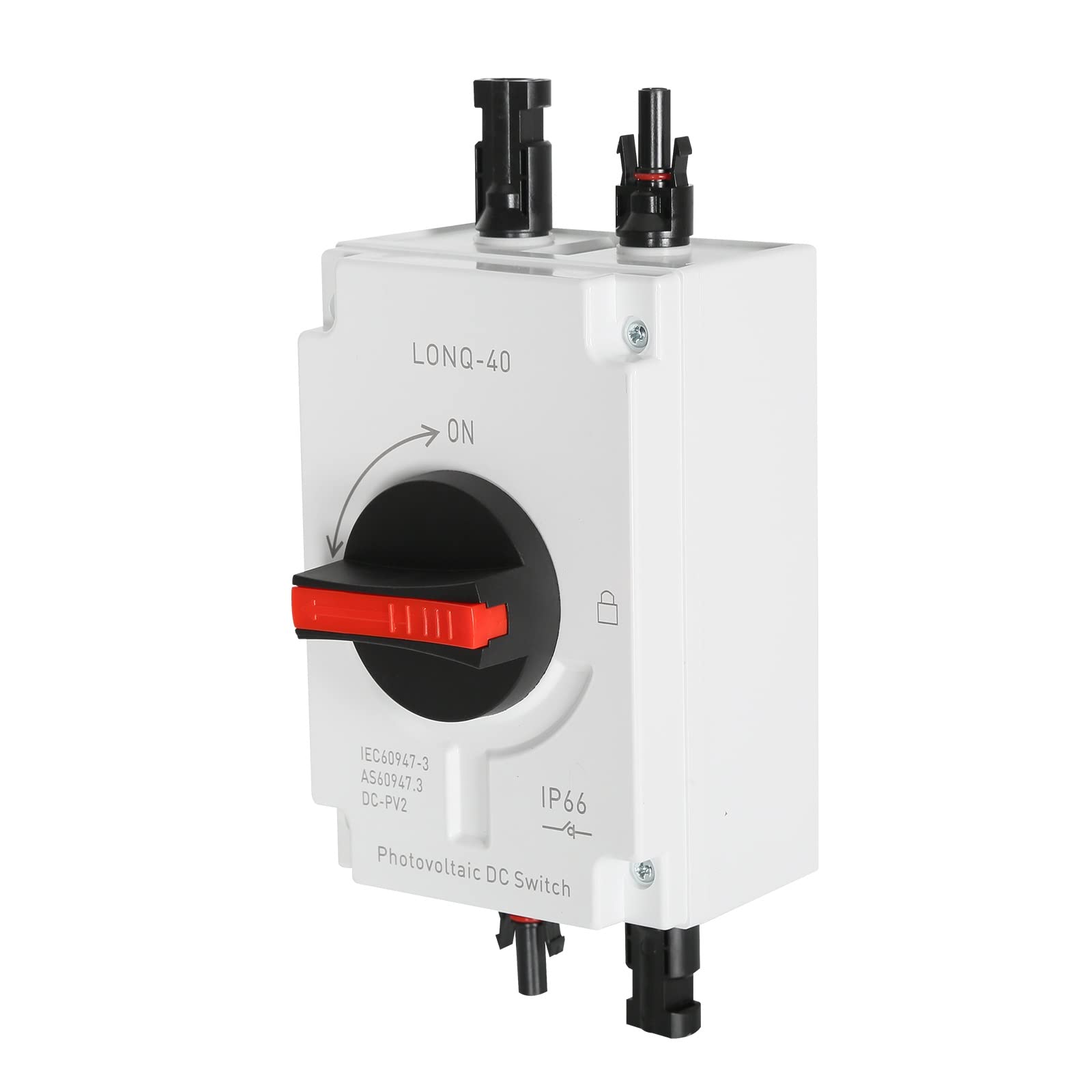 Jadeshay Isolateur solaire interrupteur sectionneur DC 32A 1200V IP66