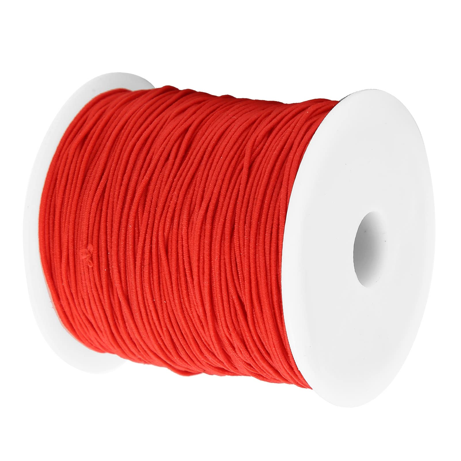 Tissting Fil élastique rouge 1mm 100m bracelets bijoux