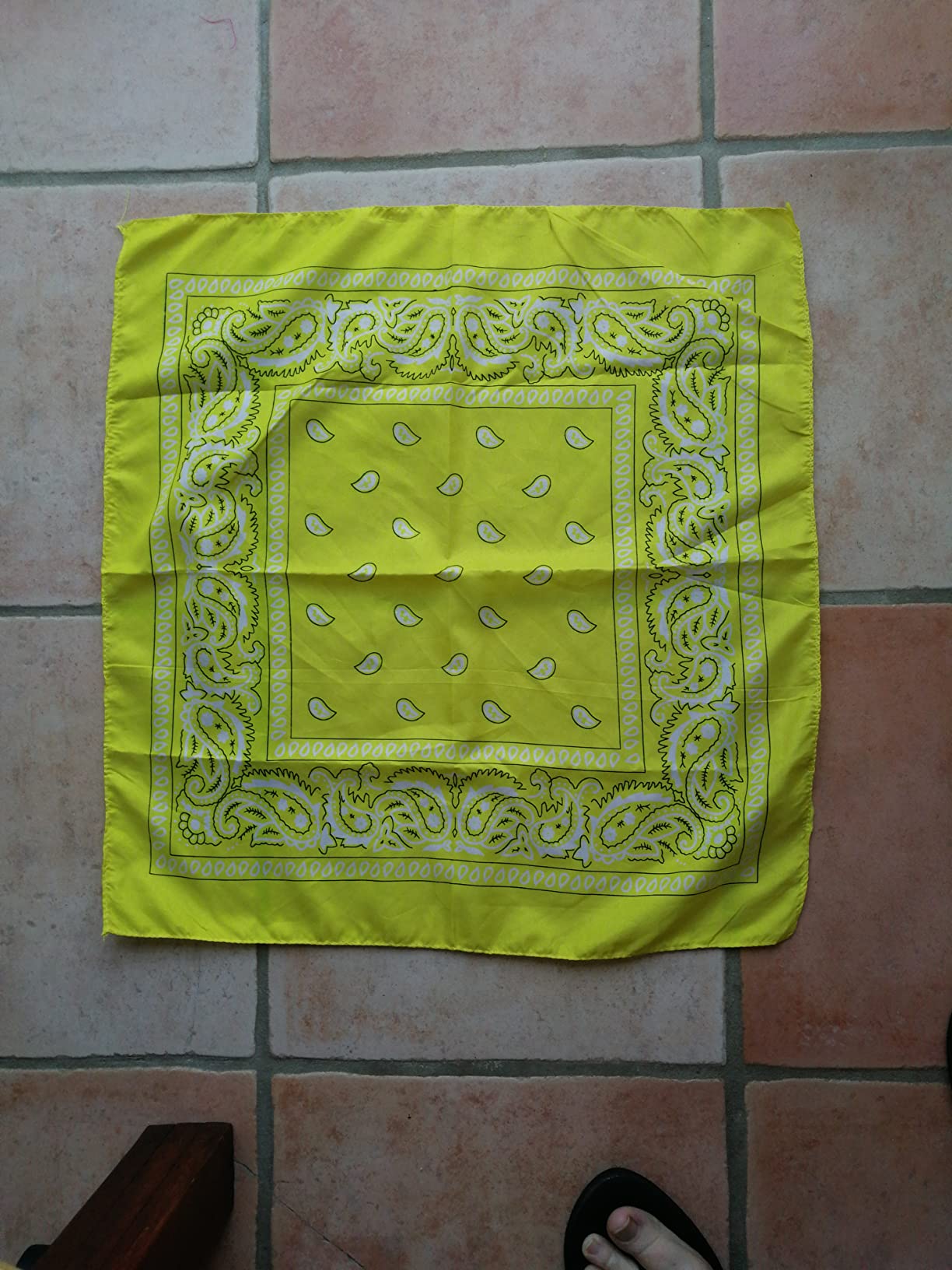 FEPITO Lot 36 Bandanas Cowboy Paisley Foulard Coton