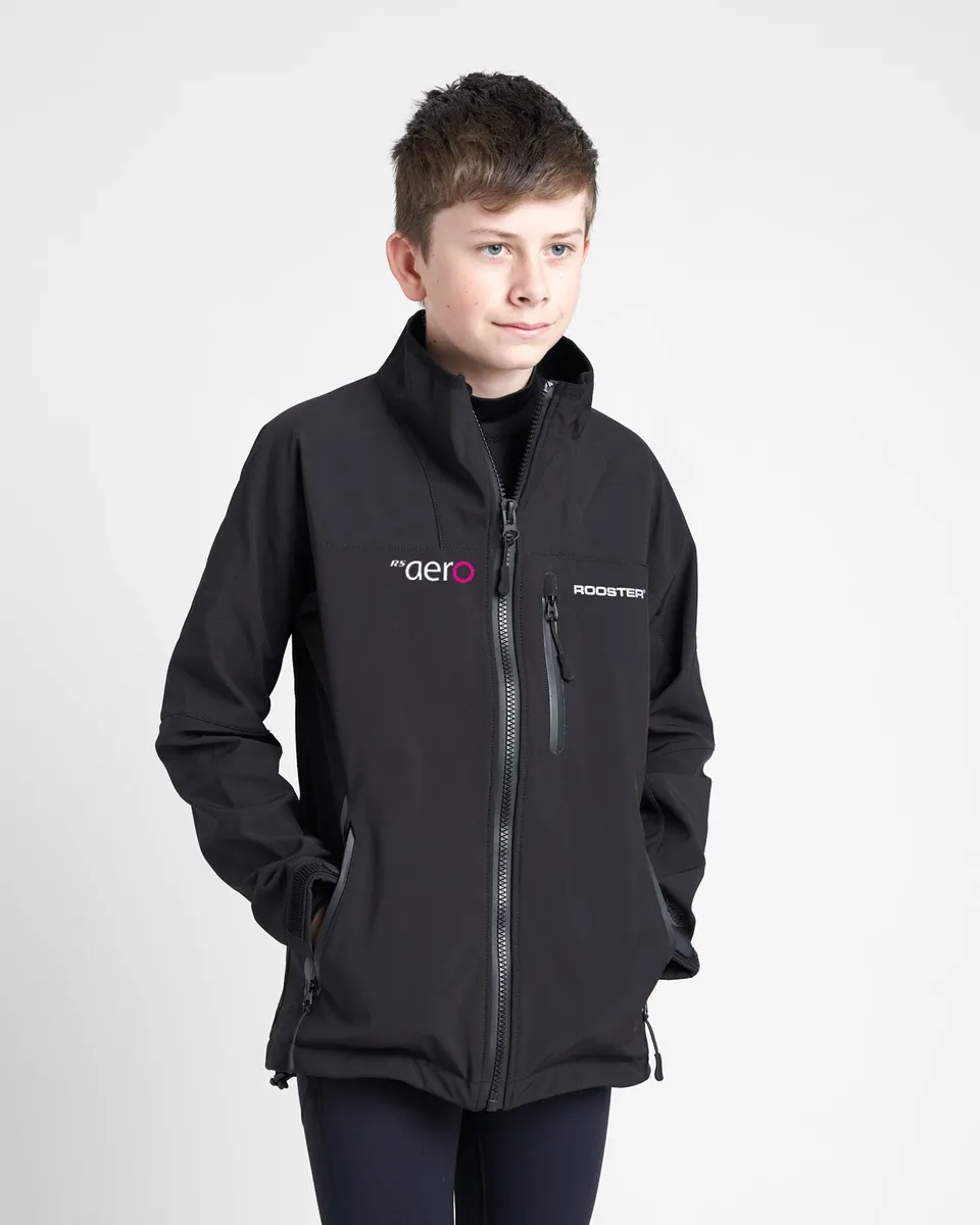 Rooster Coastal veste softshell junior RS Aero noir sans capuche
