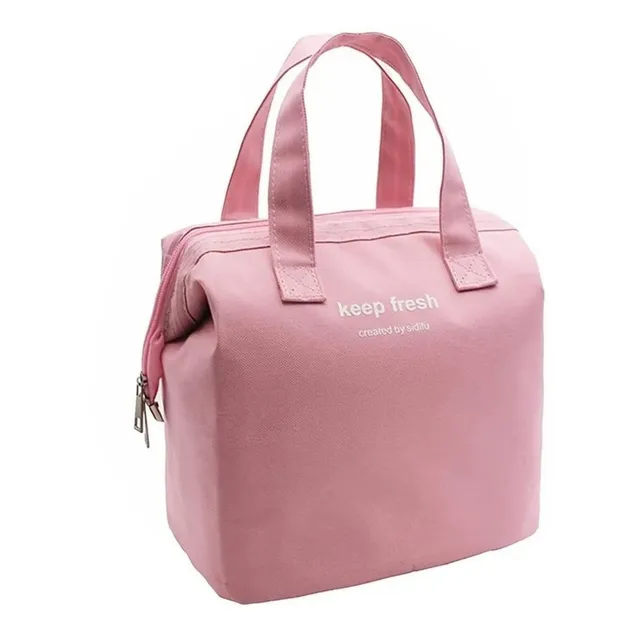 Tissting Sac Lunch Isotherme Rose Oxford 23x14x24 cm
