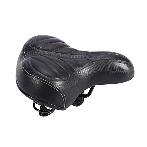 Ejoyous Selle Vélo Gel Confort Ressorts 25x20 cm
