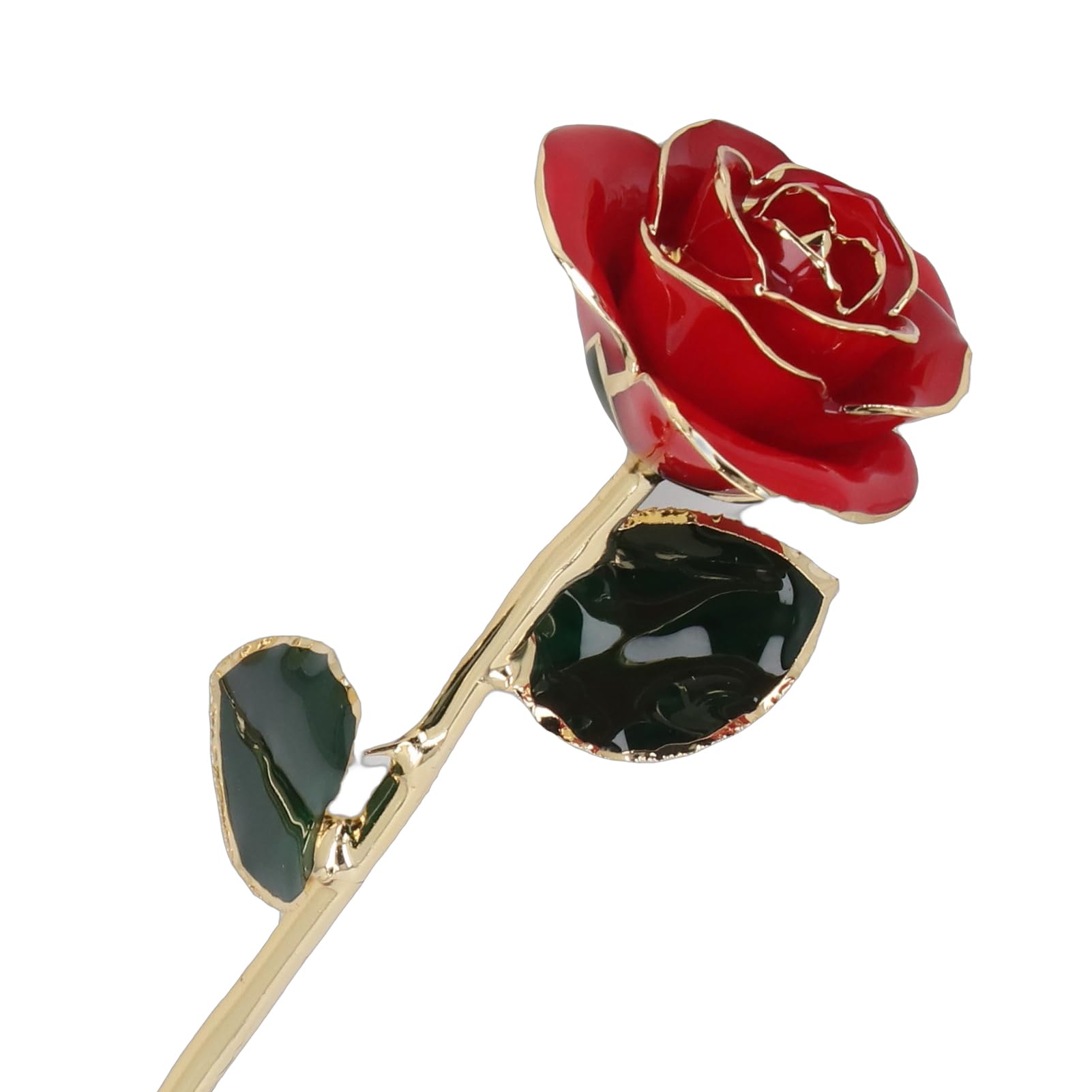Ejoyous Living Room rose or 24K jaune doré avec support