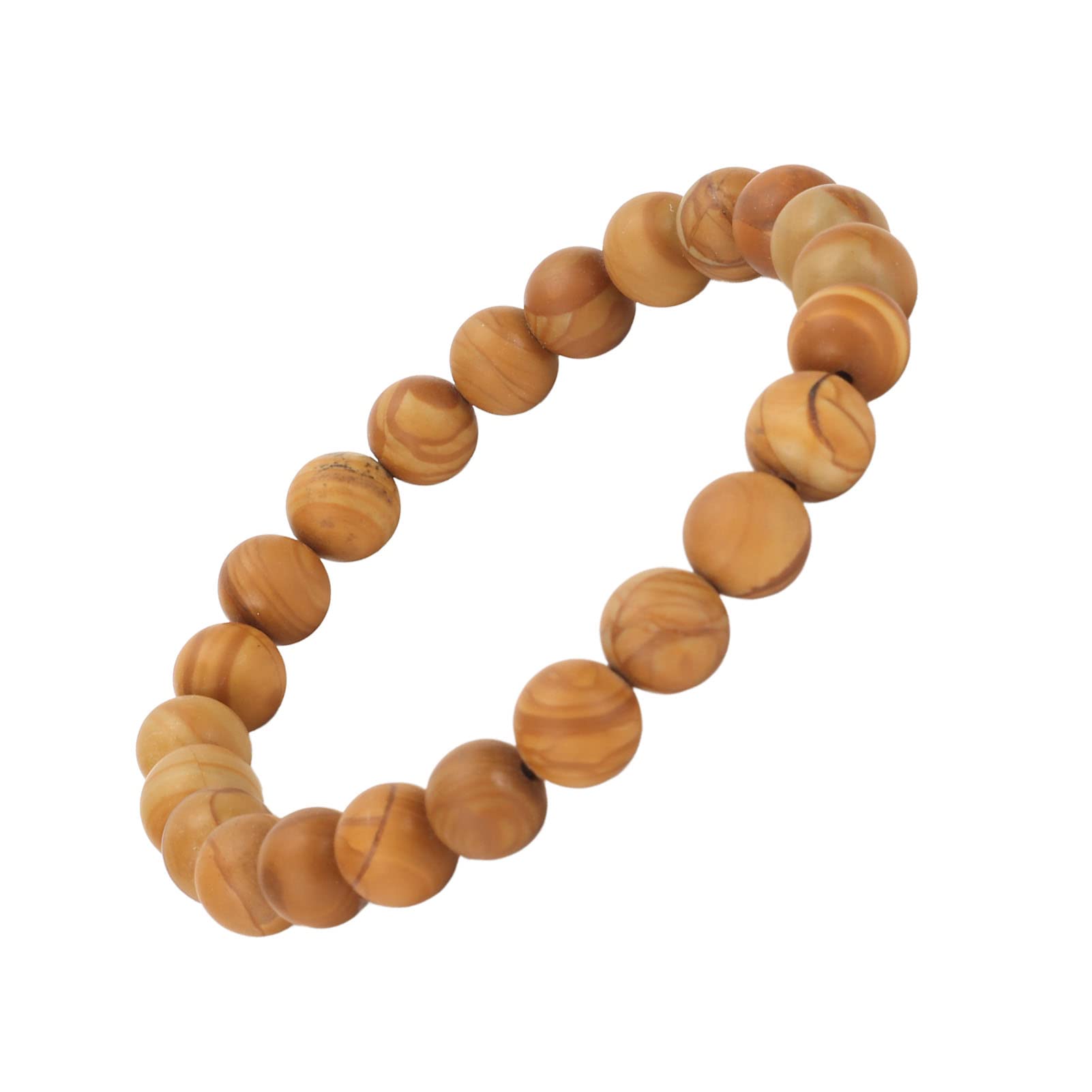 Tissting Bracelet Perles 8 mm Pierres Unisexe Lot de 3
