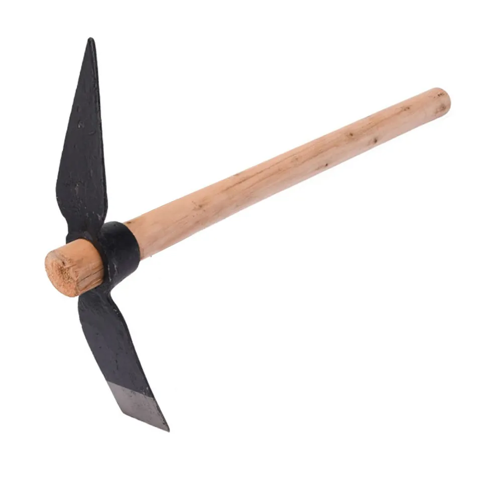Tissting Gardening Tools pioche jardin double tête 400mm acier