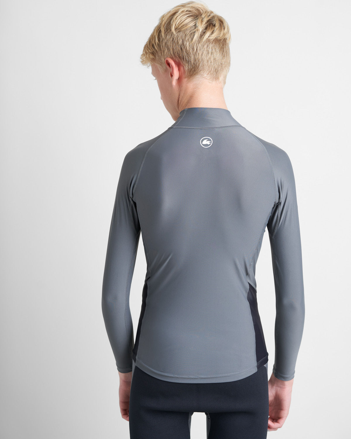 Rooster lycra junior manche longue Rash Top graphite
