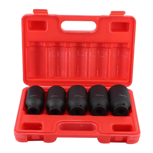 Ejoyous Home Improvement Tool jeu 5 douilles 1/2 30-36 mm