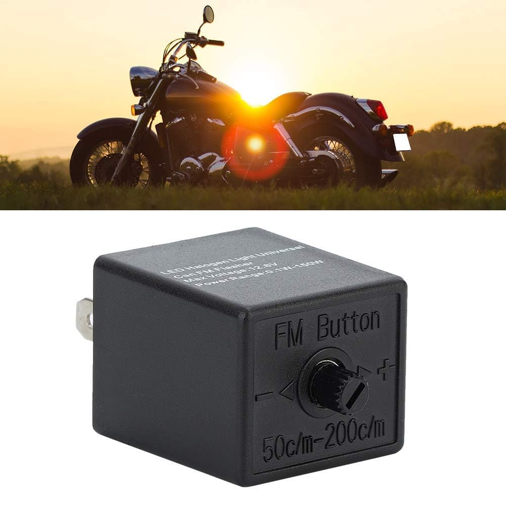 Ejoyous relais clignotant LED 3 broches 12V 24V réglable