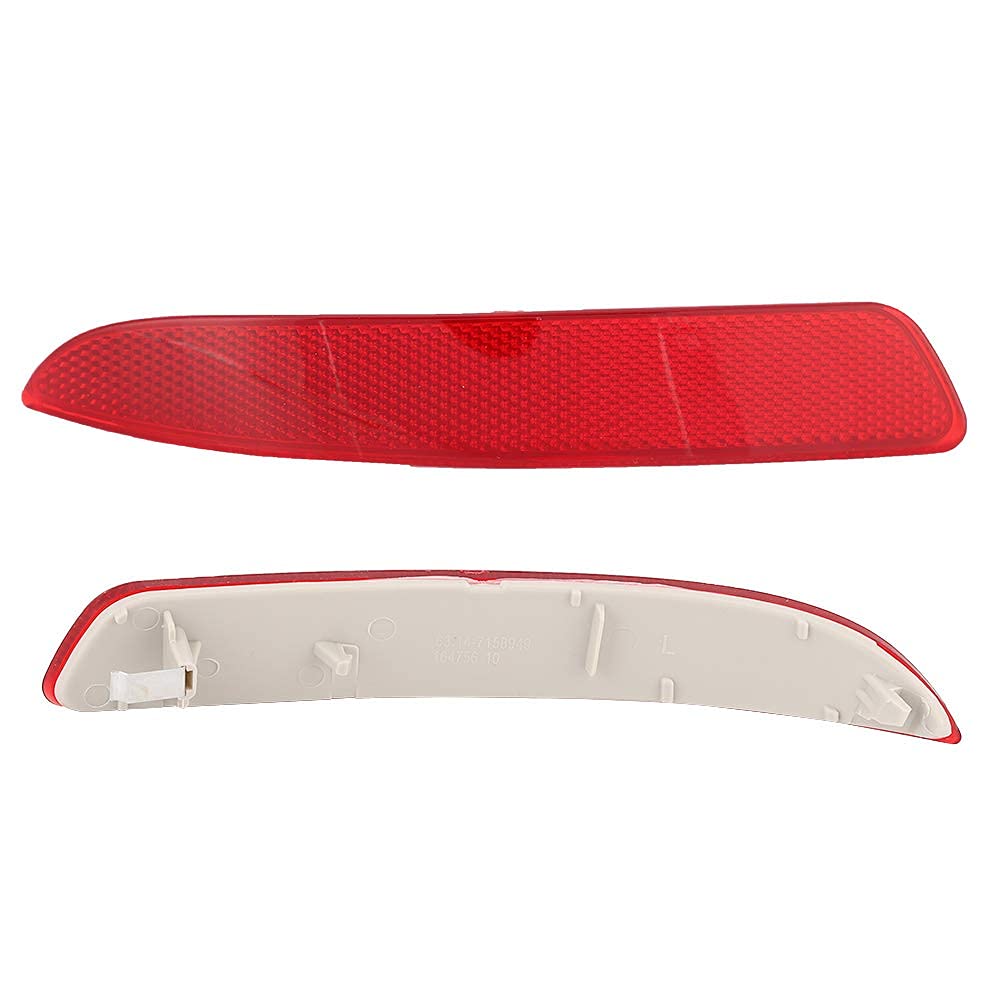 Ejoyous E70 X5 2007-2013 réflecteur pare-choc gauche rouge 63217158949