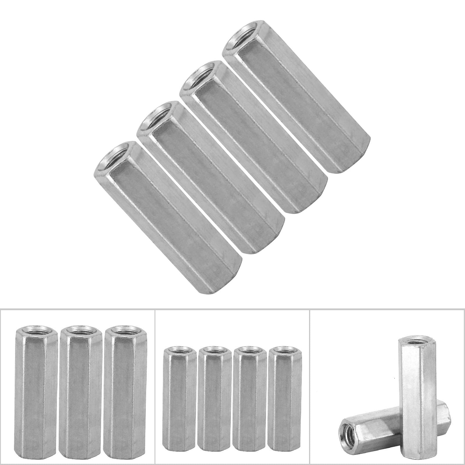 FTVOGUE Fixations Écrou Manchon M8x40 Lot 10 Acier