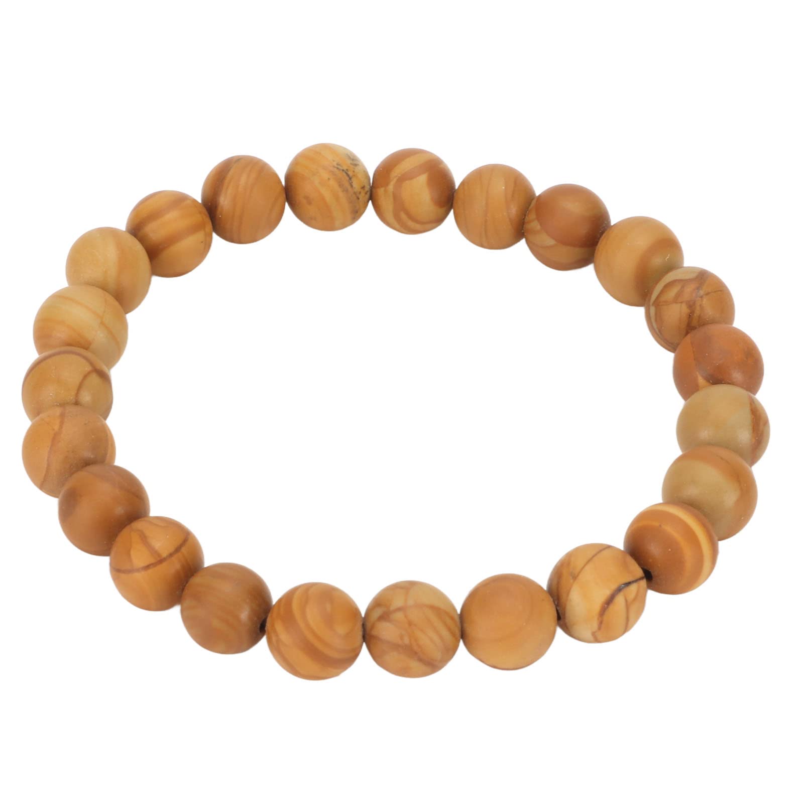 Tissting Bracelet Perles 8 mm Pierres Unisexe Lot de 3