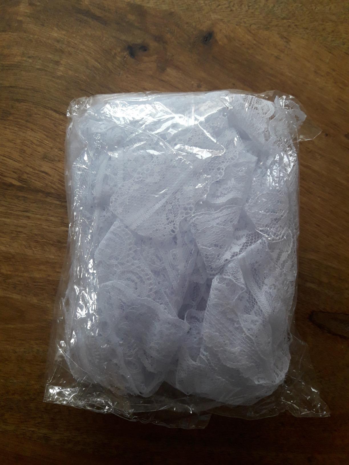 Fepito 12 Rouleaux Ruban Dentelle Blanche 39,6 m