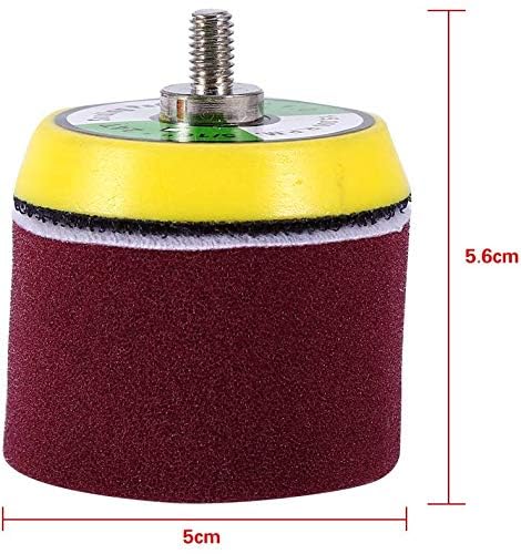Ejoyous Kit Polissage 16 Pièces Éponge M6 Voiture