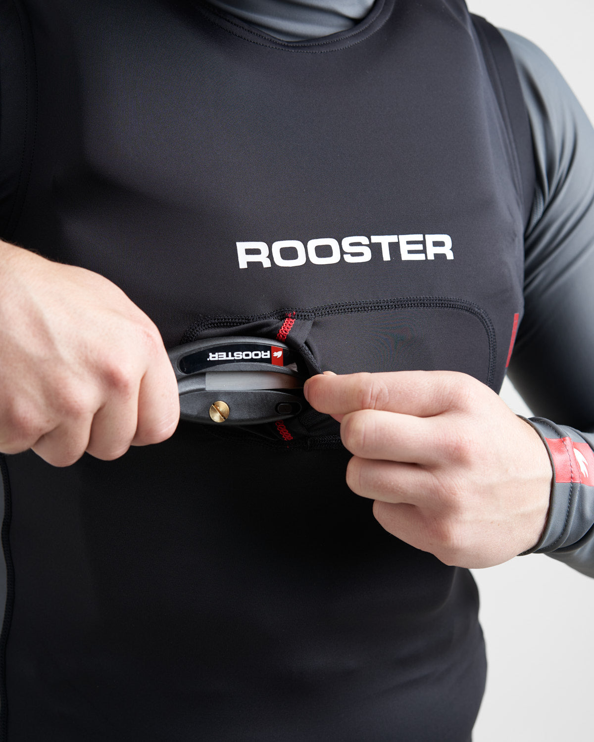Rooster Pro Compression Bib harnais trapèze poche couteau taille L