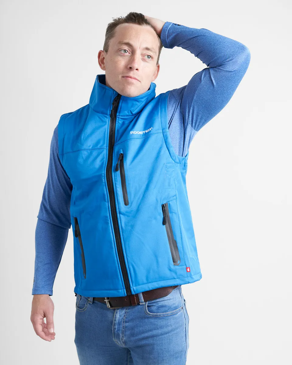 Rooster Coastal Soft Shell Gilet sans manches noir coupe-vent