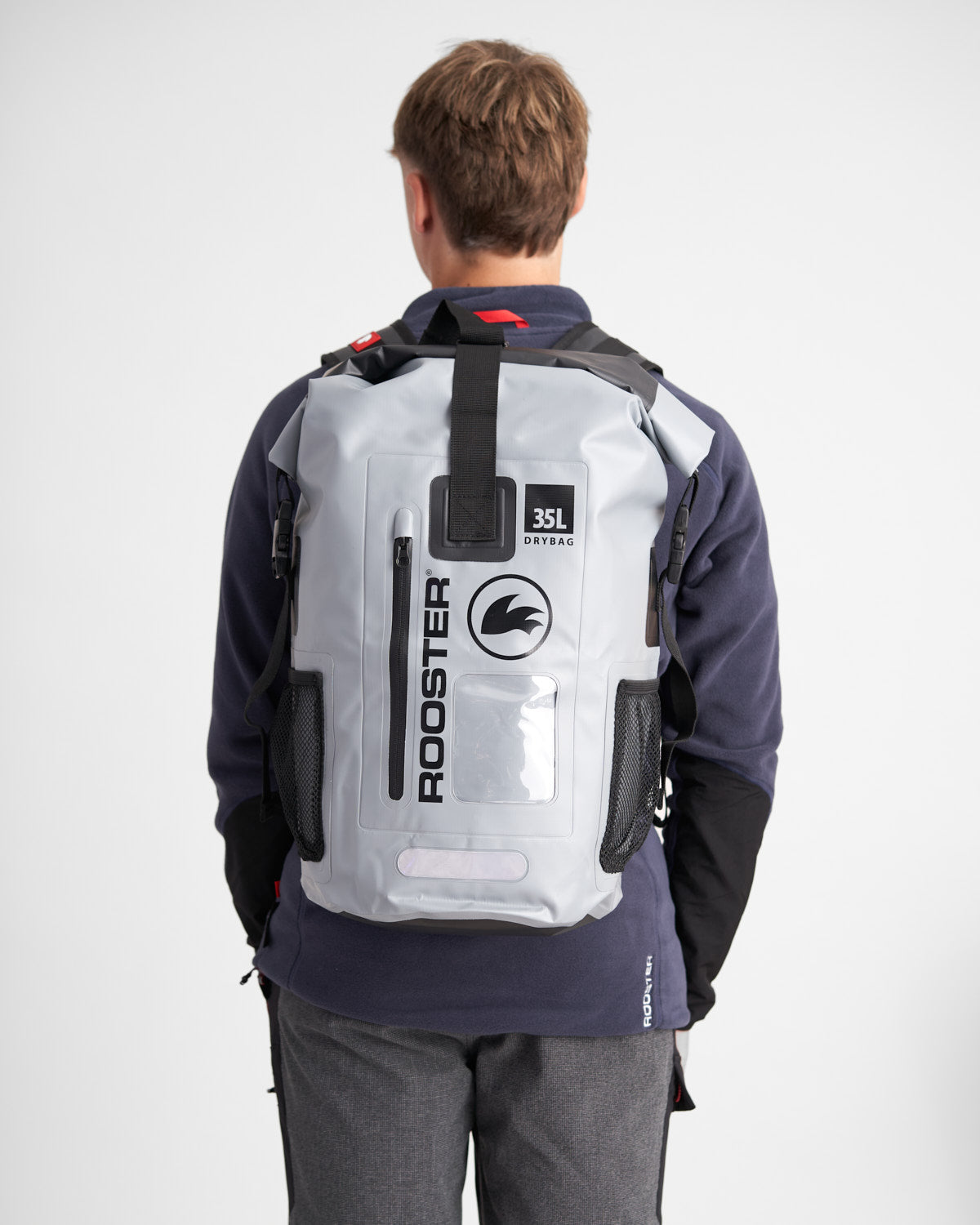 Rooster Bags Backpacks Dry Backpack sac étanche gris 35L
