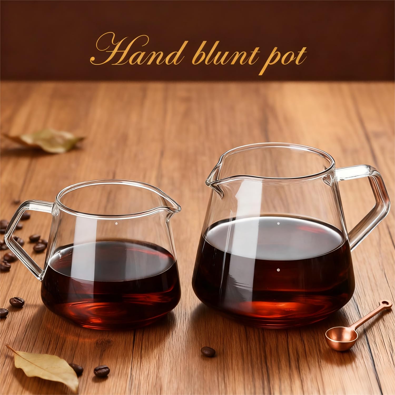 Tissting 650ml Tasse Café Verre Borosilicate Transparent