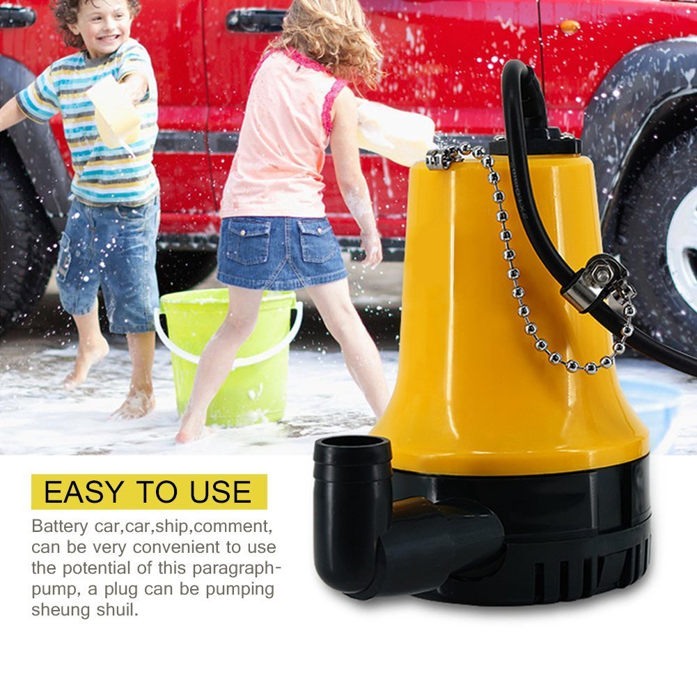 Ejoyous Garden pompe jardin 12V submersible eaux usées