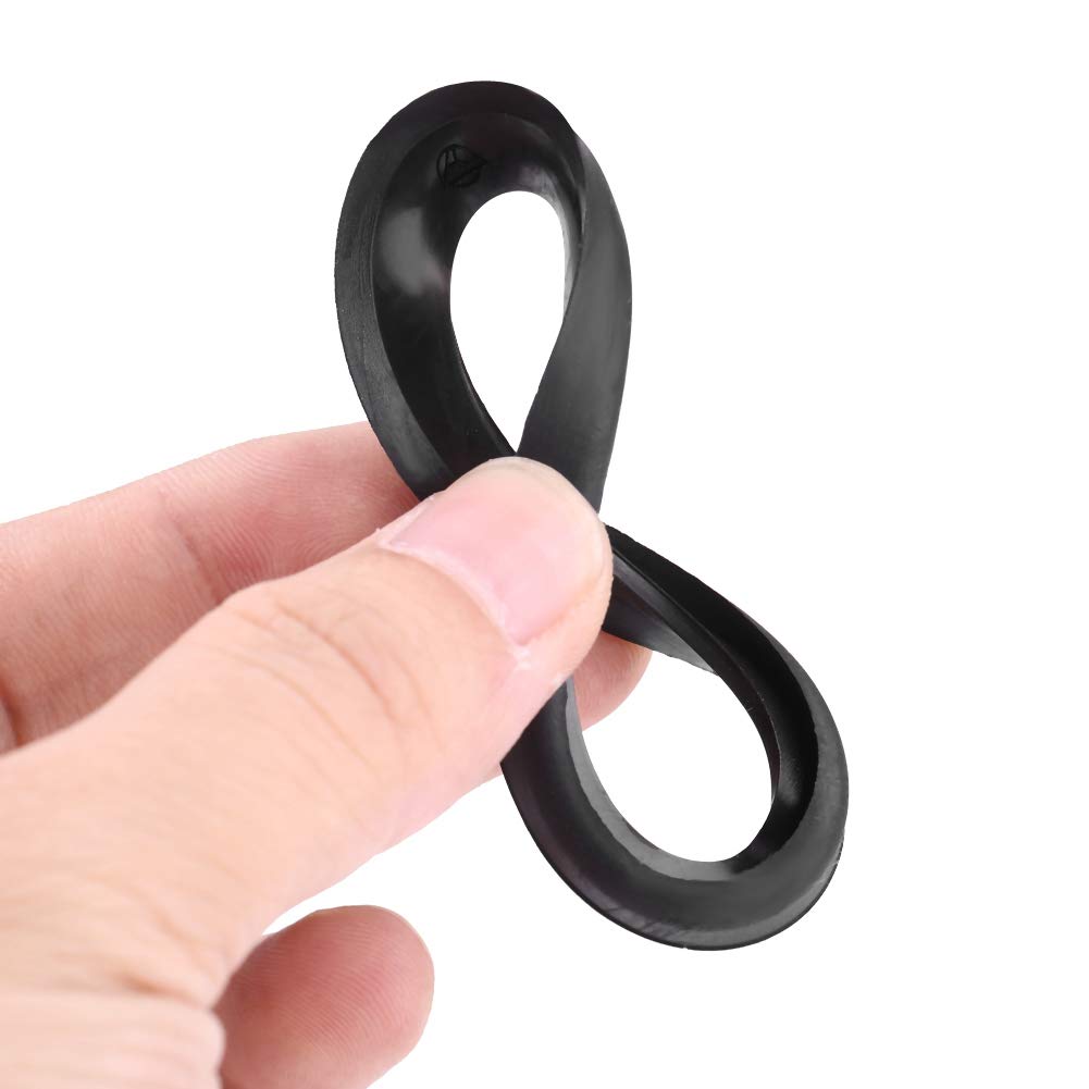 Ejoyous Joint caoutchouc base antenne toit voiture noir 6,2x4,3 cm