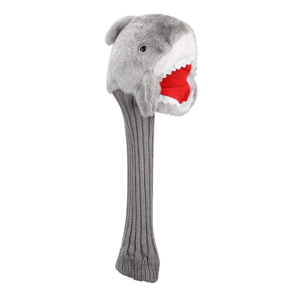 Ejoyous Housse driver golf requin peluche 37cm