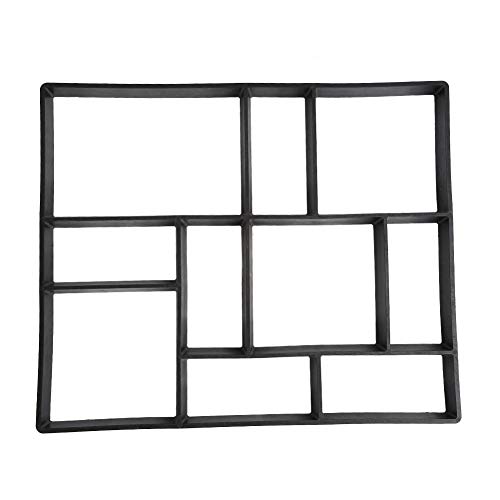 Ejoyous Garden moule pavage béton plastique 60x50 cm noir