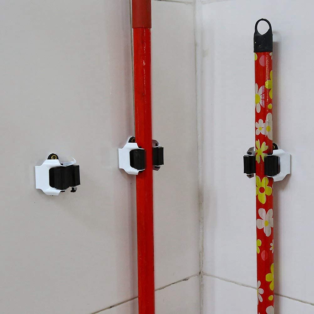 Ejoyous Porte-balai adhésif lot de 10 sans perçage mural