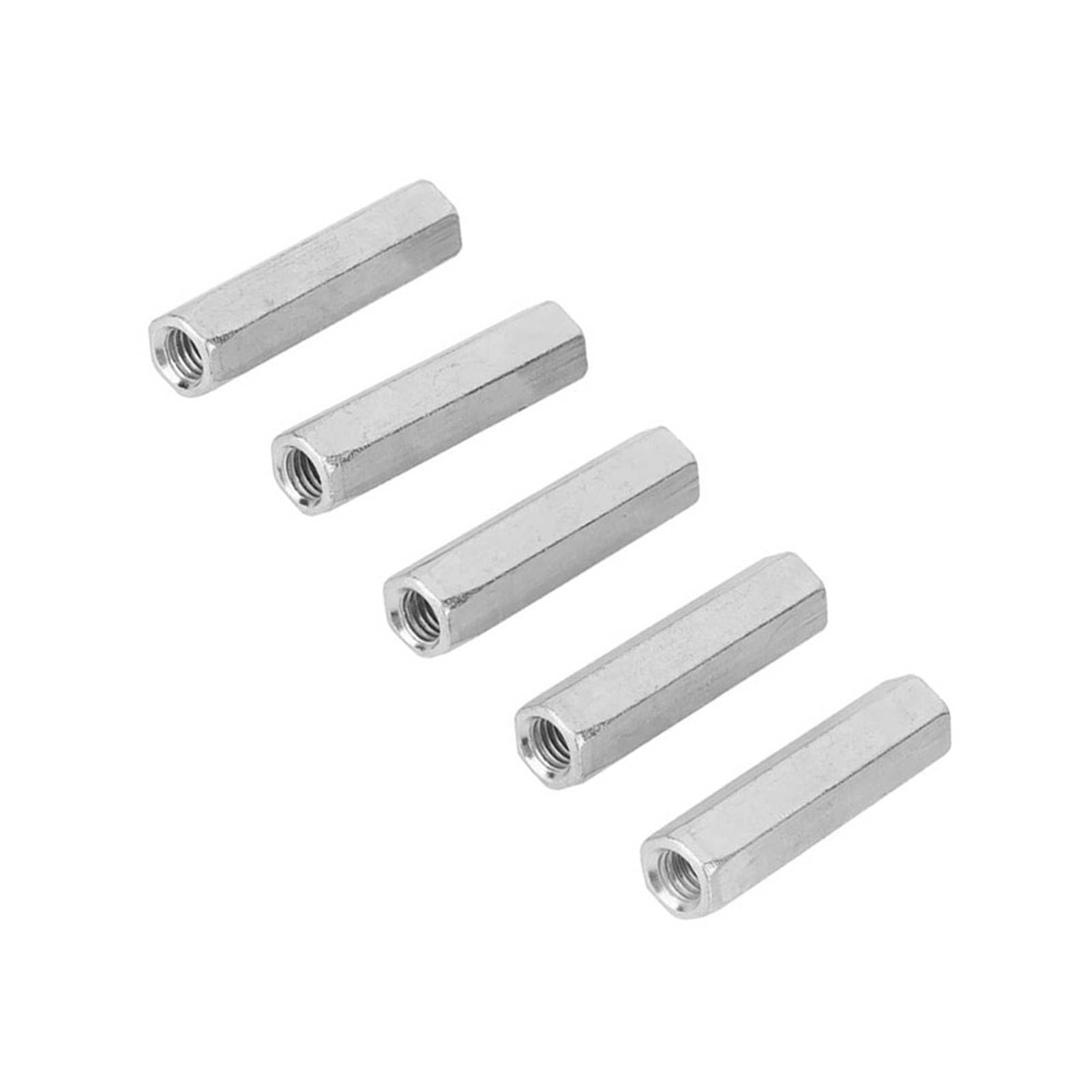 FTVOGUE Écrou long M8x50 hexagonal acier tige lot de 5