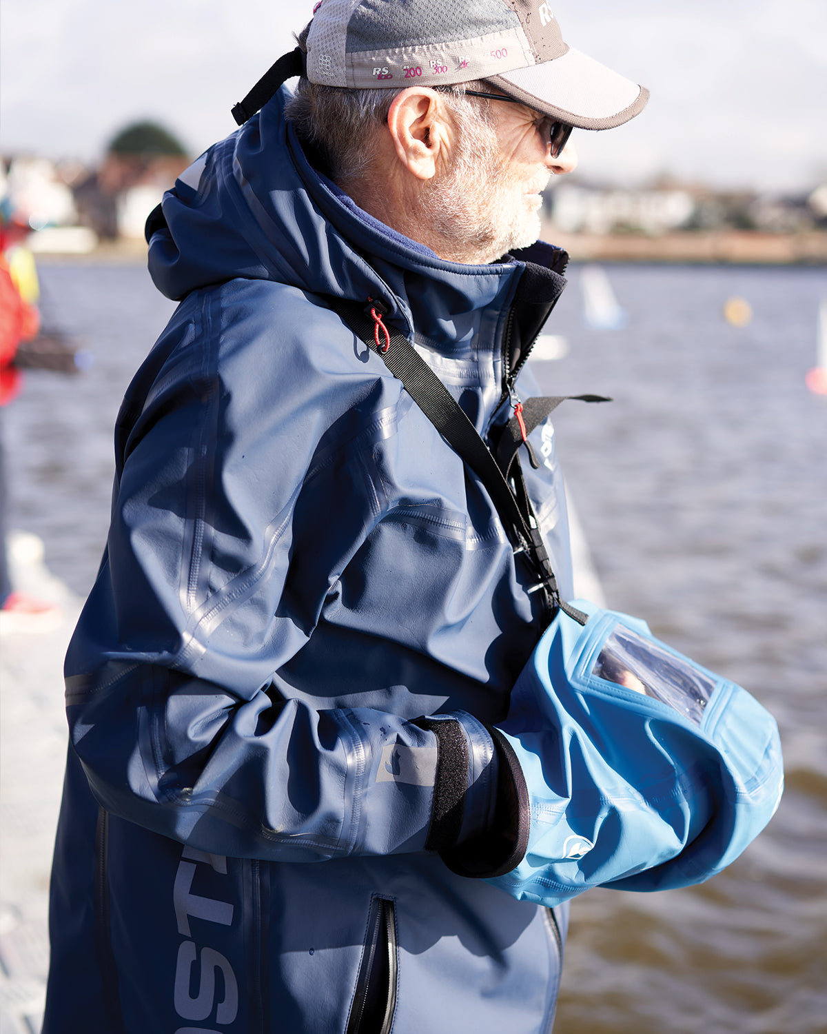 Rooster Aquafleece housse émetteur radio voile noir